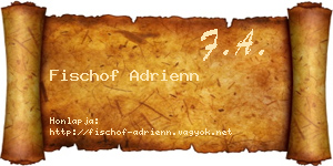 Fischof Adrienn névjegykártya